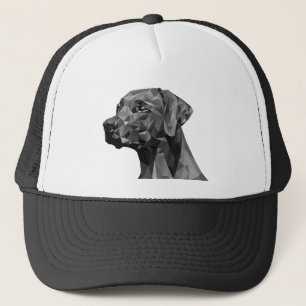 Boné Cão Geométrico da cinza