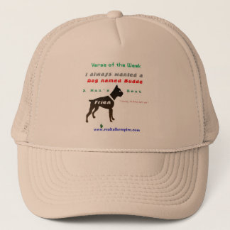 Boné cão nomeado - chapéu