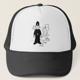 Boné Capacete de Relógio do Policial