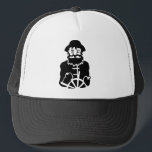 Boné Capitão<br><div class="desc">Silhueta preta de um velho capitão.</div>