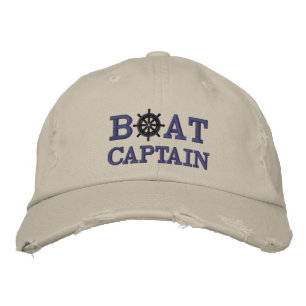 Boné Capitão de Barco Náutico Personalizado