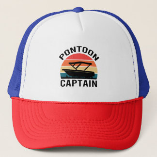 Boné Capitão de Pontoon Vintage, amantes engraçados