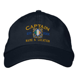 Boné Capitão Irlandês Personalizado Bordado Náutico