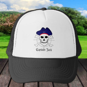 Boné Capitão "Jack" & Piratas - Ilha do Tesouro /Menino