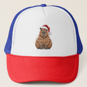 Boné Capivara Natal Correspondência Divertida Papai Noe