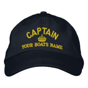Boné Captains o texto com coroa