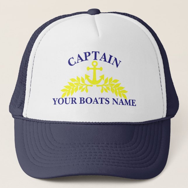 Boné Captura navios âncora (Frente)