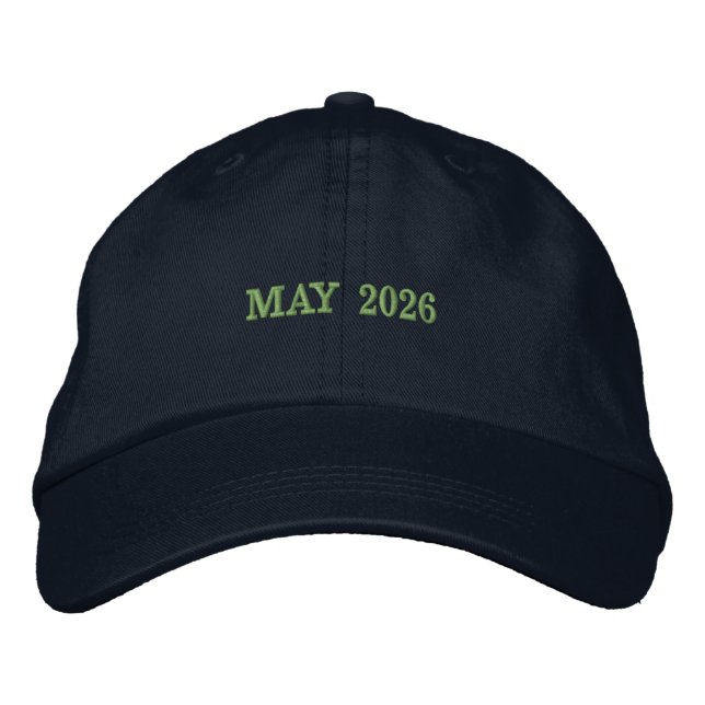 Boné Capturar o Significado de MAIO 2026 Cor Marinho (Frente)