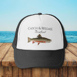Boné Capturas de peixes-mosca<br><div class="desc">Capturas e Libertação De Voos Pescadores Pescadores Pega Cores De Água. As T-shirts personalizadas de Cara de mosca são presentes excelentes para homens, mulheres e crianças (e tu também, claro!).</div>
