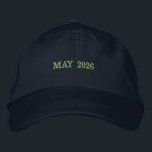 Boné Capture the Significance of MAY 2026 Navy Color<br><div class="desc">Capture the significance of “MAY 2026” with this Navy Alternative Apparel Basic Adjustable Cap, featuring precision embroidery that adds a refined and lasting touch. The one-size-fits-all adjustable strap ensures a comfortable fit for everyone, making it ideal for seasonal events, company milestones, farewell parties, or promotional launches. Place your bulk order...</div>