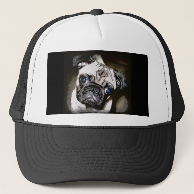 Boné cara bonito do pug (Frente)