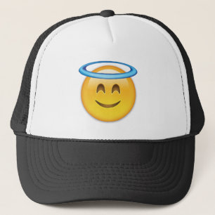 Boné Cara de sorriso com halo Emoji