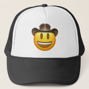 Boné Cara do emoji do vaqueiro