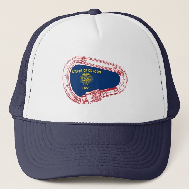 Boné Carabineiro de subida de bandeira do Oregon (Frente)