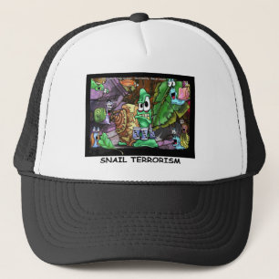 Boné Caracóis Perigosos Camisetas Divertidas Presentes 