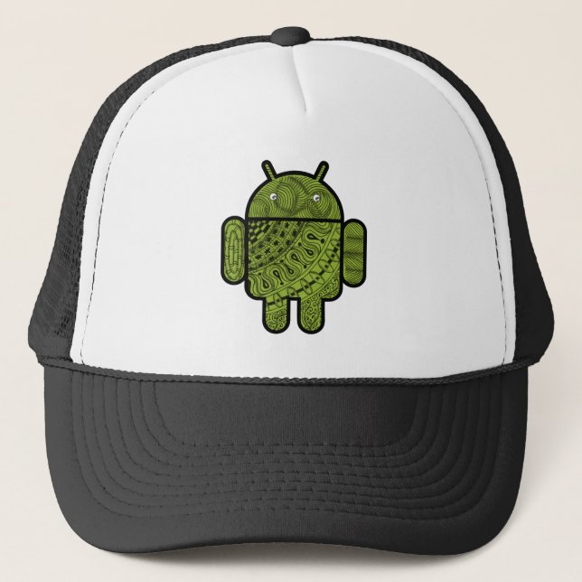 Boné Caractere de porta Pancho para o robô Android™ (Frente)