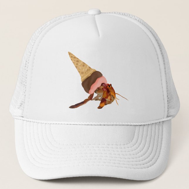 Boné Caranguejo-Mouro-Bonito Com Sorvete-Cone (Frente)