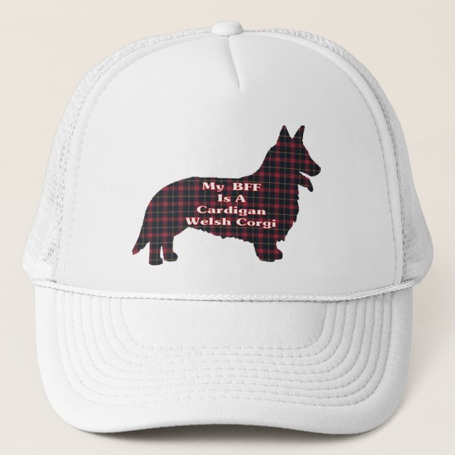 Boné Cardigan Welsh Corgi BFF Hat (Frente)