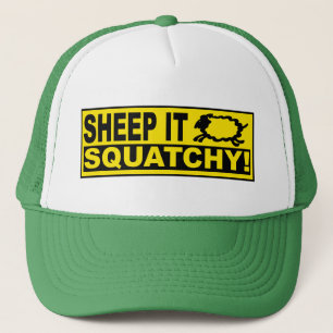 Boné CARNEIROS ELE SQUATCHY! Mistérios SHEEPSQUATCH do