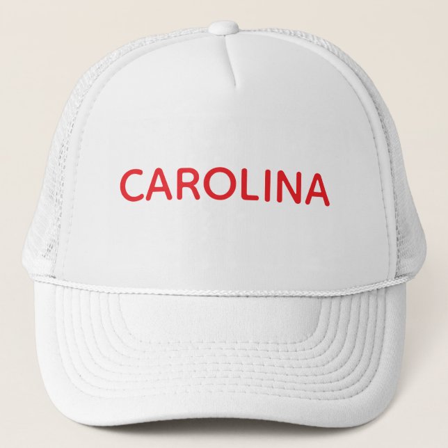 Boné Carolina Vermelha (Frente)