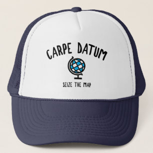 Boné Carpe Datum Agarrar O Mapa
