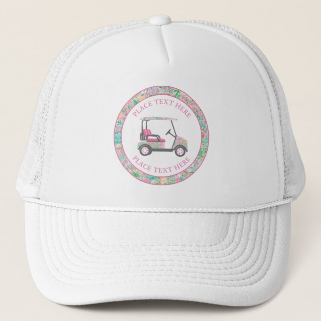 Boné Carrinho de Golfe Preppy Palm Beach (Frente)