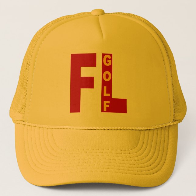 Boné Carro-cisterna jaune FLORIDA GOLF (Frente)