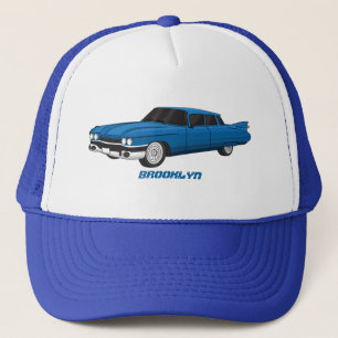 Boné Carro clássico azul legal 1959