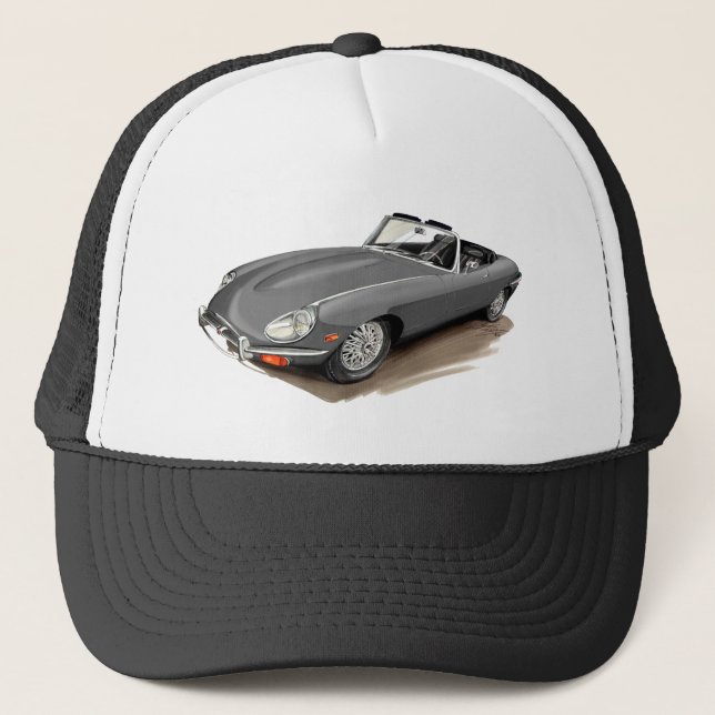 Boné Carro do cinza de Jaguar XKE (Frente)