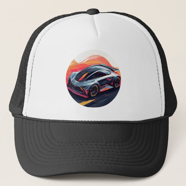 Boné Carro Esportivo Vibrante (Frente)