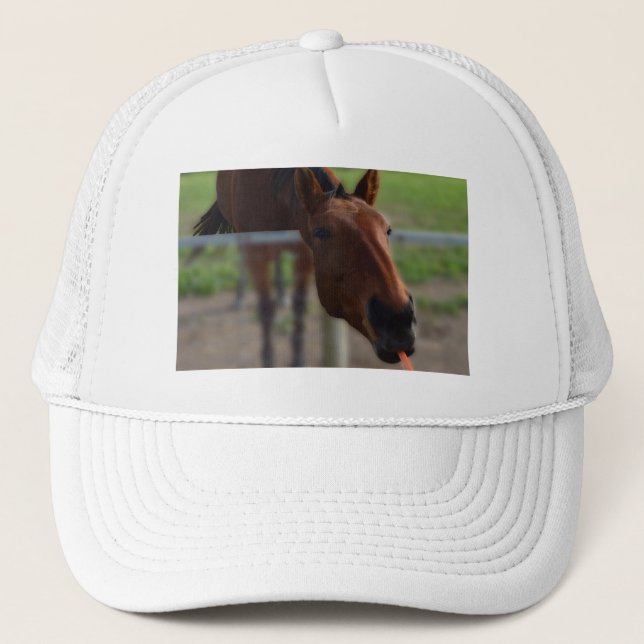 Boné Carrot Loving Horse, (Frente)