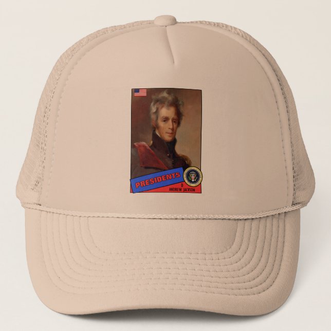 Boné Cartão de beisebol de Andrew Jackson (Frente)