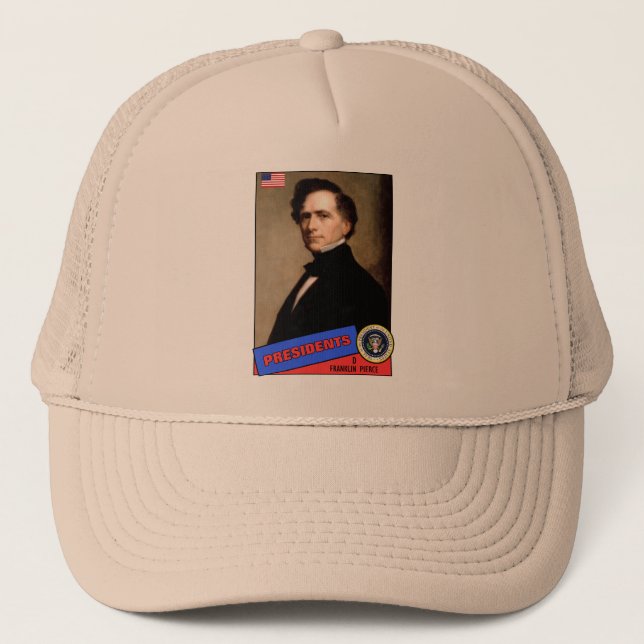 Boné Cartão de beisebol de Franklin Pierce (Frente)