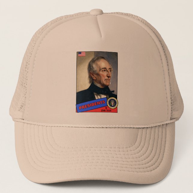 Boné Cartão de beisebol de John Tyler (Frente)