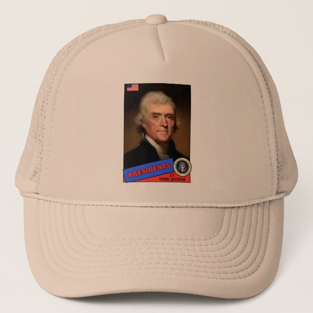 Boné Cartão de beisebol Thomas Jefferson (Frente)