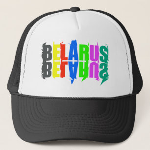 Boné Cartas felizes Coloridas da Bielorrússia