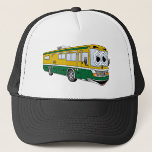 Boné Cartografia de Camper de Barramento RV Dourado Ver