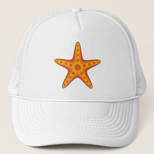 Boné Cartografia de Starfish Laranja-Corte (Frente)