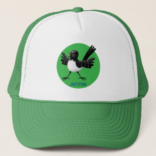 Boné Cartoon australiano Willie Wagtail personalizado