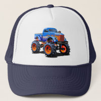 Cartoon carro clássico autocolante redondo