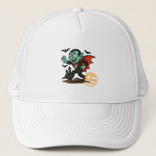 Boné Cartoon Dracula Vampiro - Aprovado pelo Halloween
