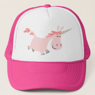 Boné Cartoon Rosa, chapéu de Unicórnio