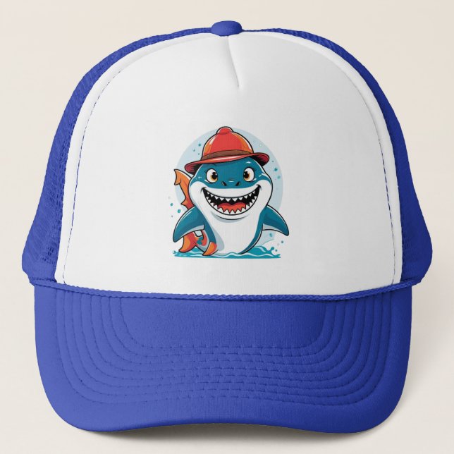 Boné Cartoon Shark Kids Hat (Frente)