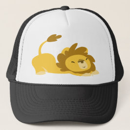 Boné Cartoon Stretching Lion hat