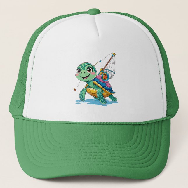 Boné  Cartoon Turtle Kids Hat (Frente)