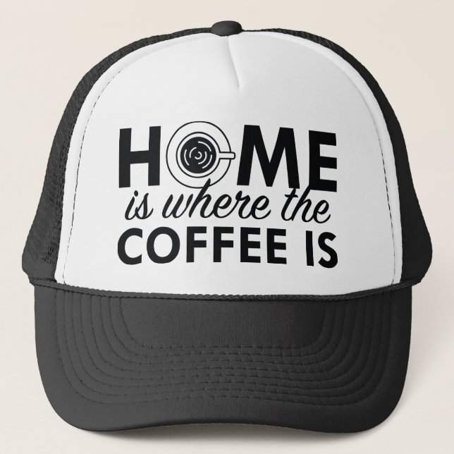 Boné Casa É Onde Está O Café (Frente)