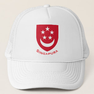 Boné Casaco de Armas de Singapura