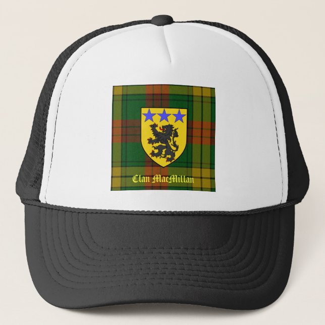 Boné Casaco de Armas MacMillan Tartan (Frente)