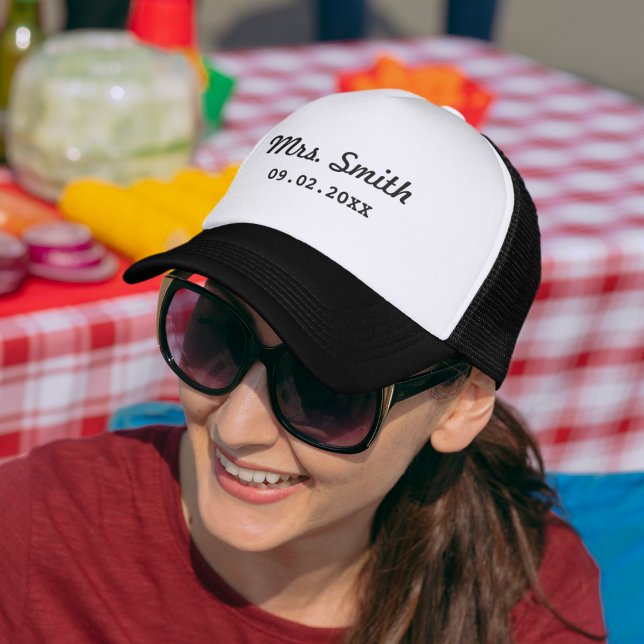 Boné Casamento de noivado personalizado (Criador carregado)