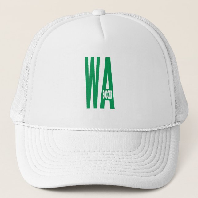 Boné Casquette Trucker blanche WASHINGTON SOCCER (Frente)